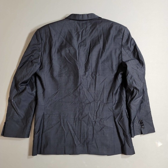 John Varvatos Blue Wool Suit Jacket Sport Coat Mens 44‎ R - Picture 3 of 8